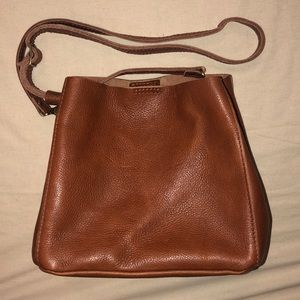 Portland Leather Goods Almost Perfect Butterfly Bucket Bag